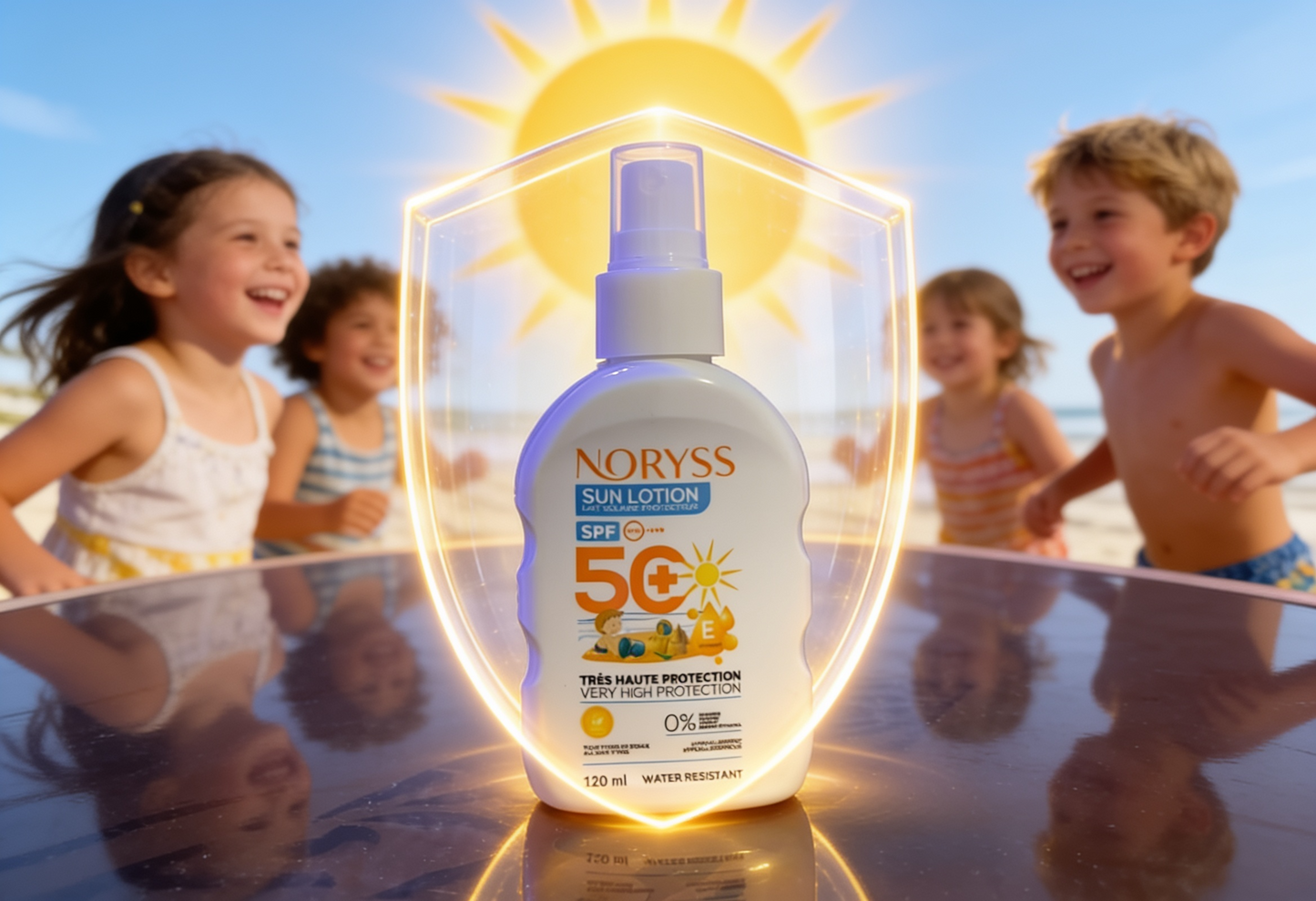 NORYSS Enfant – Lait solaire SPF 50