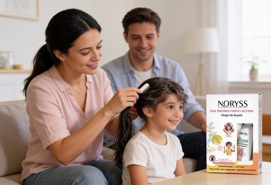 NORYSS Pack Anti-Poux – Traitement complet (lotion + shampooing + peigne fin)