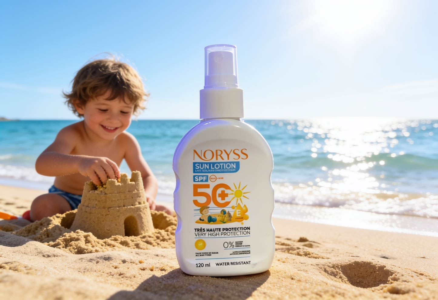 NORYSS Enfant – Lait solaire SPF 50