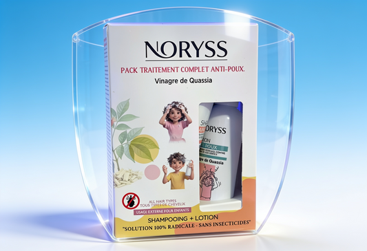 NORYSS Pack Anti-Poux – Traitement complet (lotion + shampooing + peigne fin)