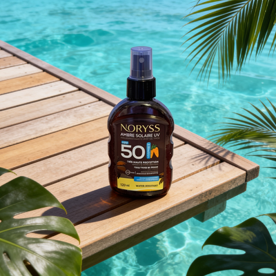 NORYSS Ambre Solaire UV – Huile bronzante protectrice SPF 50