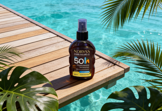 NORYSS Ambre Solaire UV – Huile bronzante protectrice SPF 50