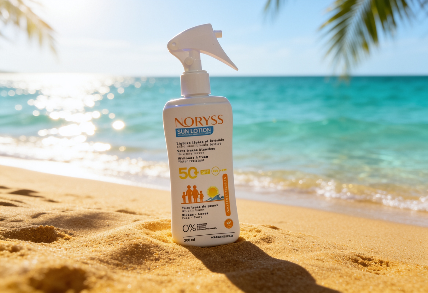 NORYSS Sun Lotion SPF 50+ – Lait solaire protecteur adulte